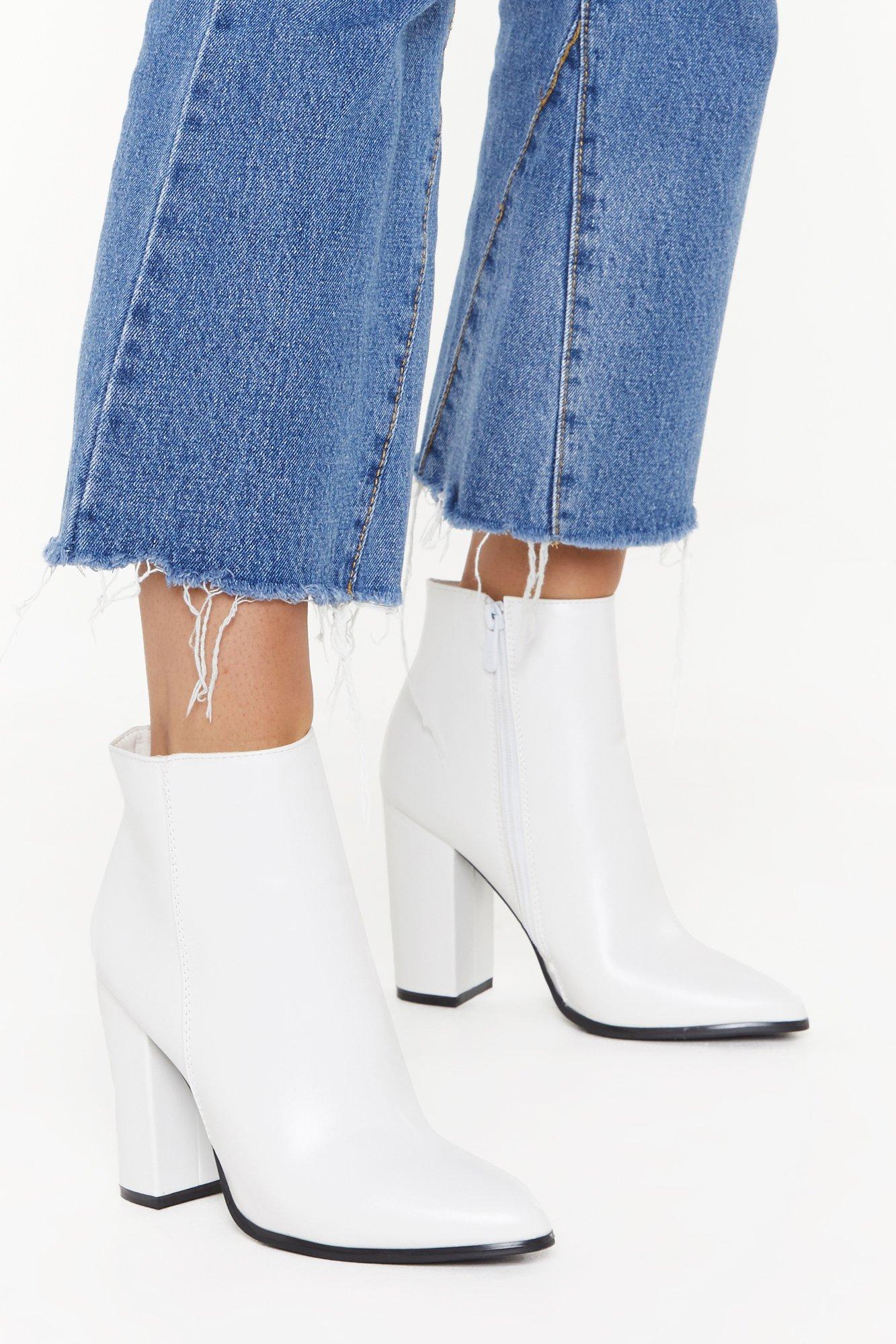 nasty gal white heels