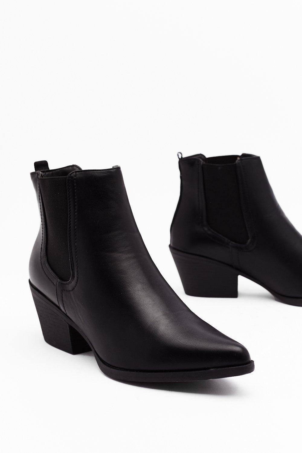 western style chelsea boot