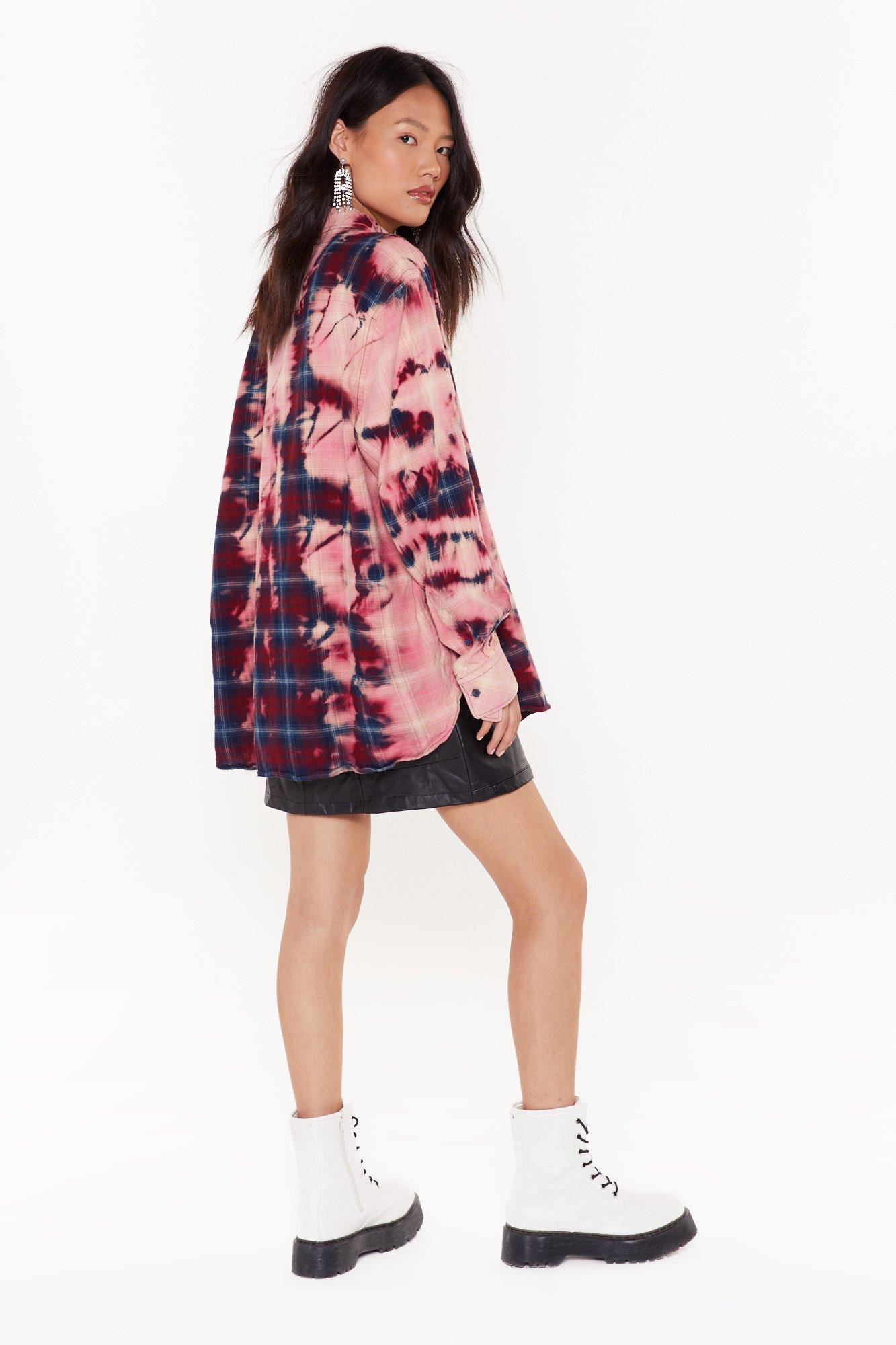 nasty gal tie dye sweatshirt