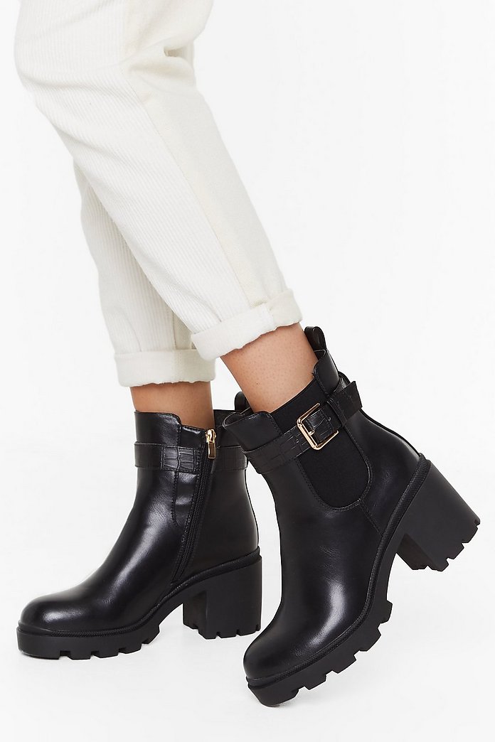 Pu platform block heel chelsea boots | Shop Clothes at Nasty Gal! Pu platform block heel chelsea boots | Shop Clothes at Nasty Gal!