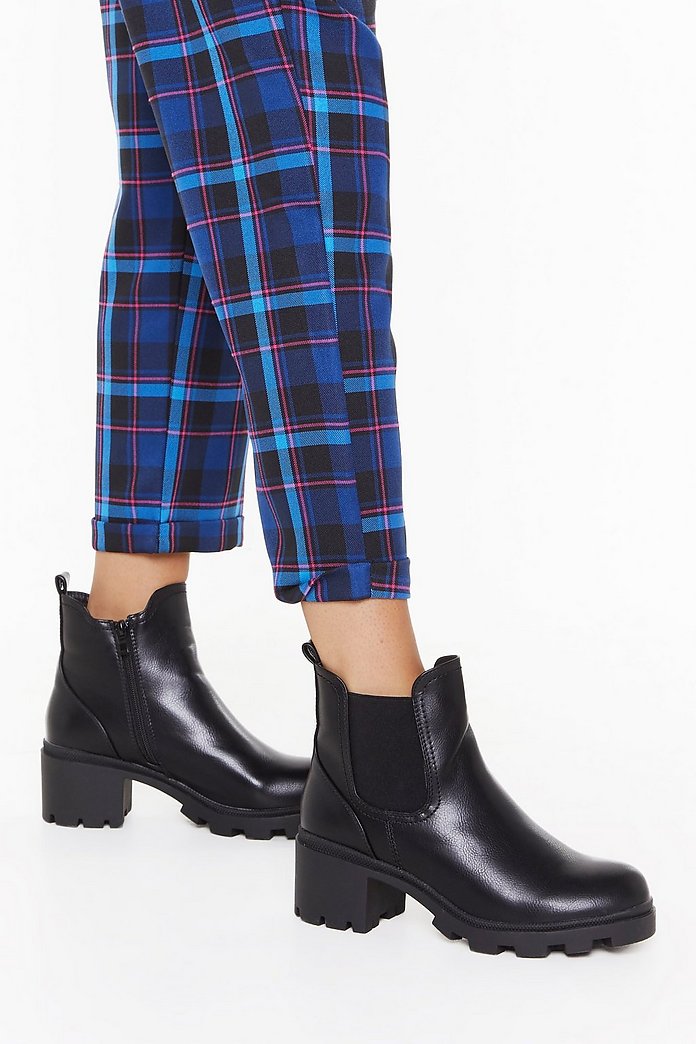 Pu platform block heel chelsea boots | Shop Clothes at Nasty Gal! Pu platform block heel chelsea boots | Shop Clothes at Nasty Gal!
