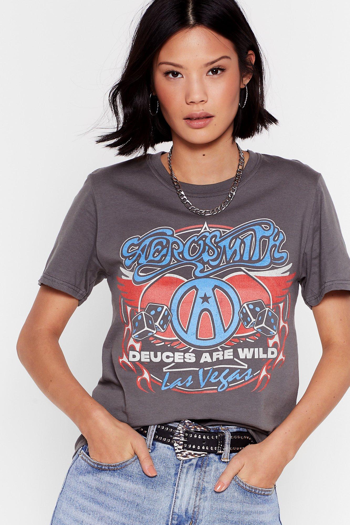 aerosmith band tee