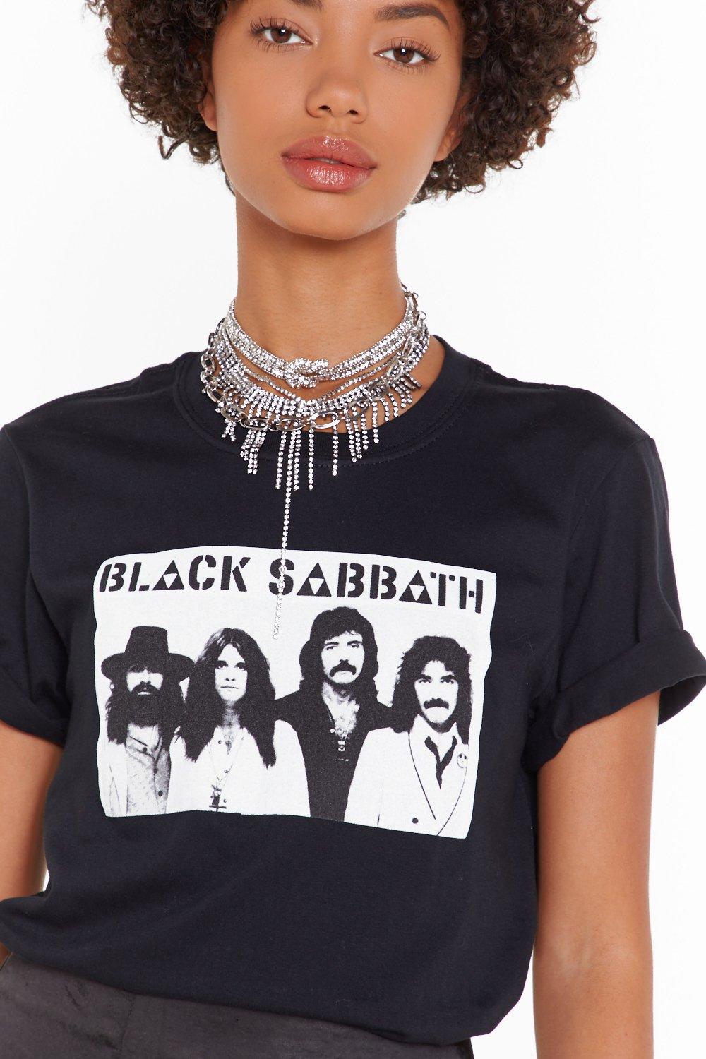 black sabbath band tee