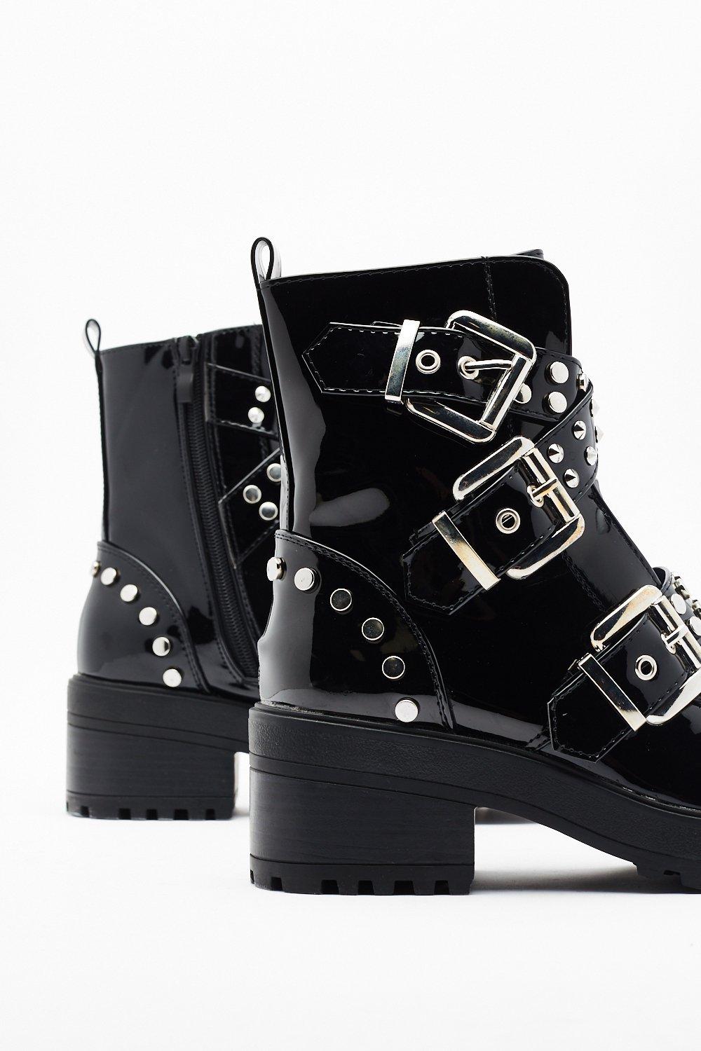 cheap biker boots