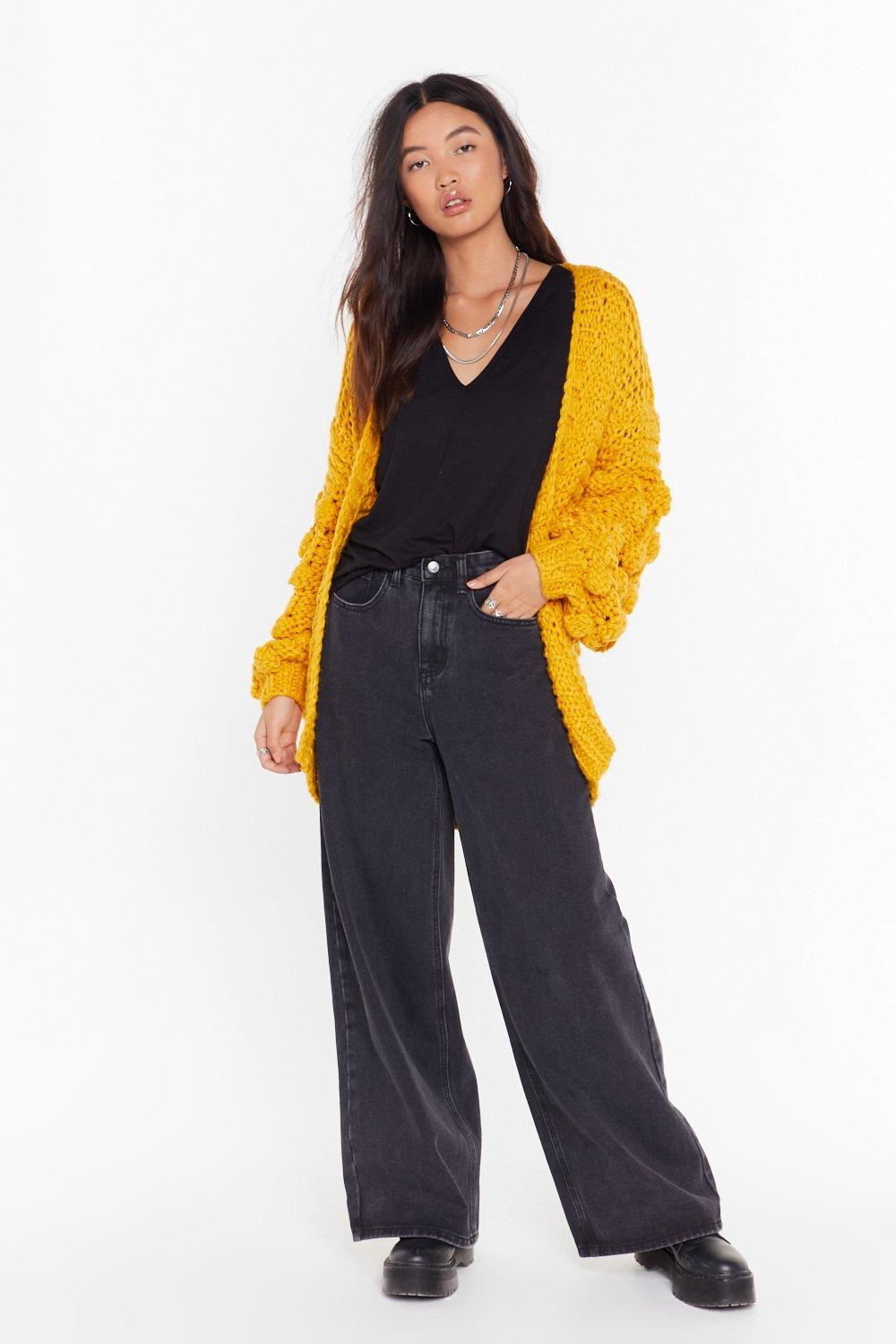mustard cardigan canada