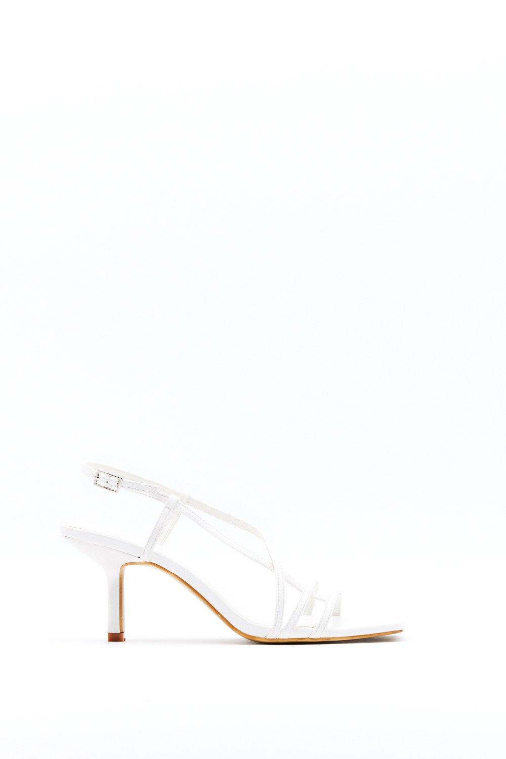 Time Heels Strappy Kitten Heels | Nasty Gal