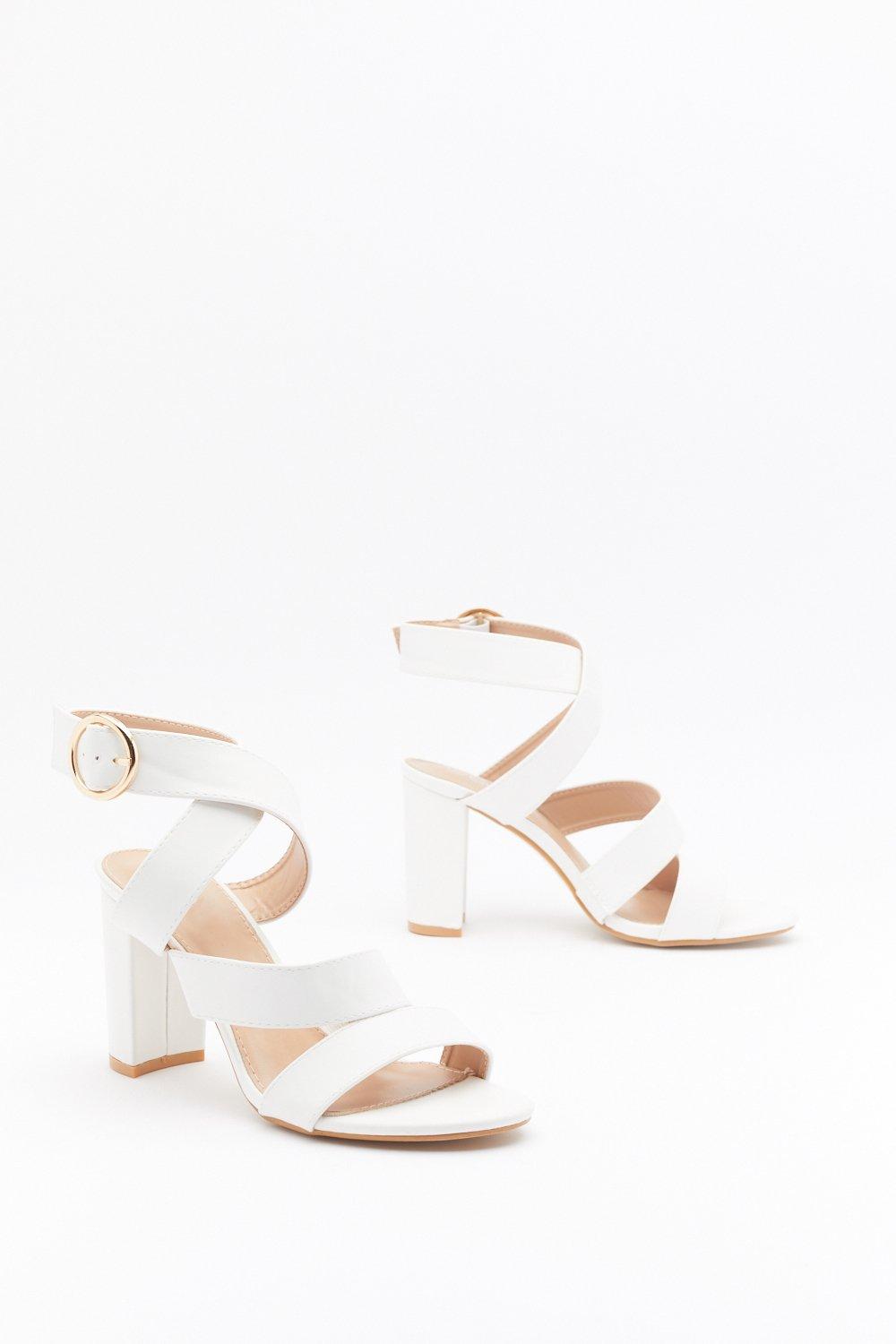 wrap strap sandals