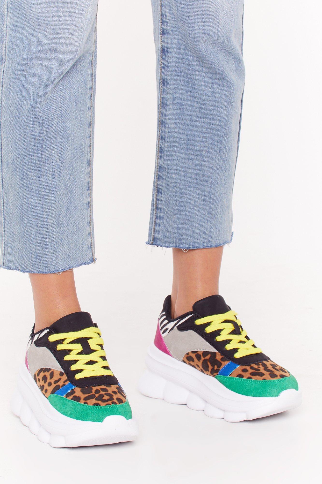 sneakers color block