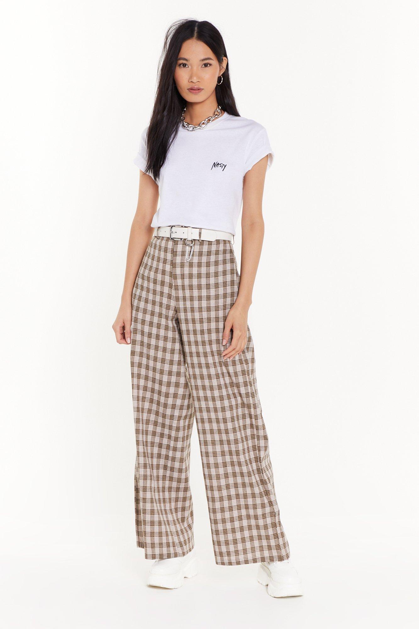 relaxed wide leg pants
