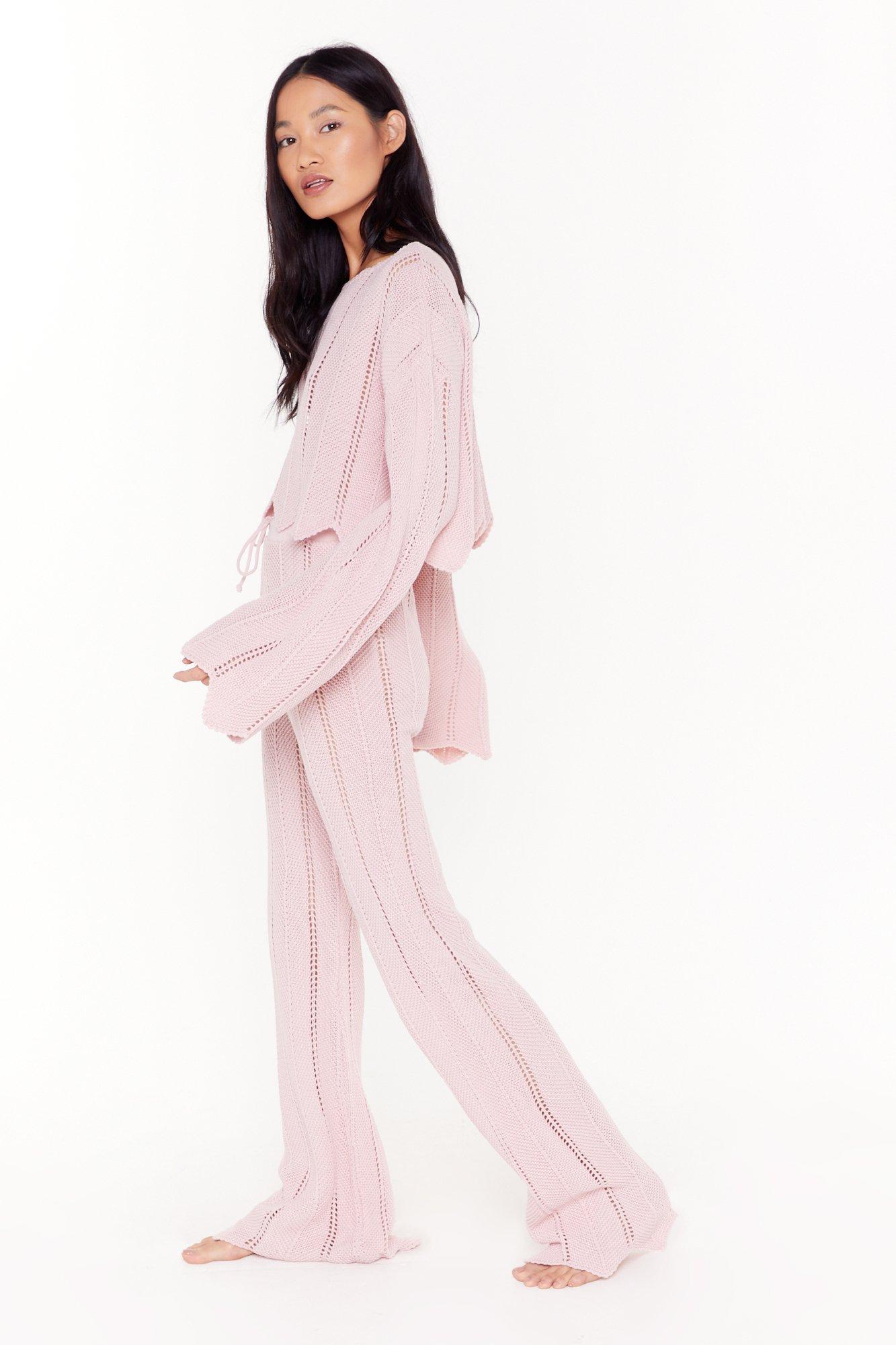 long cardigan loungewear set