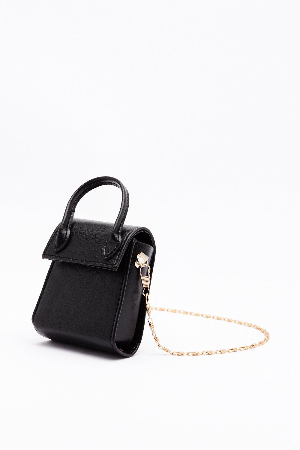 black mini crossbody bag