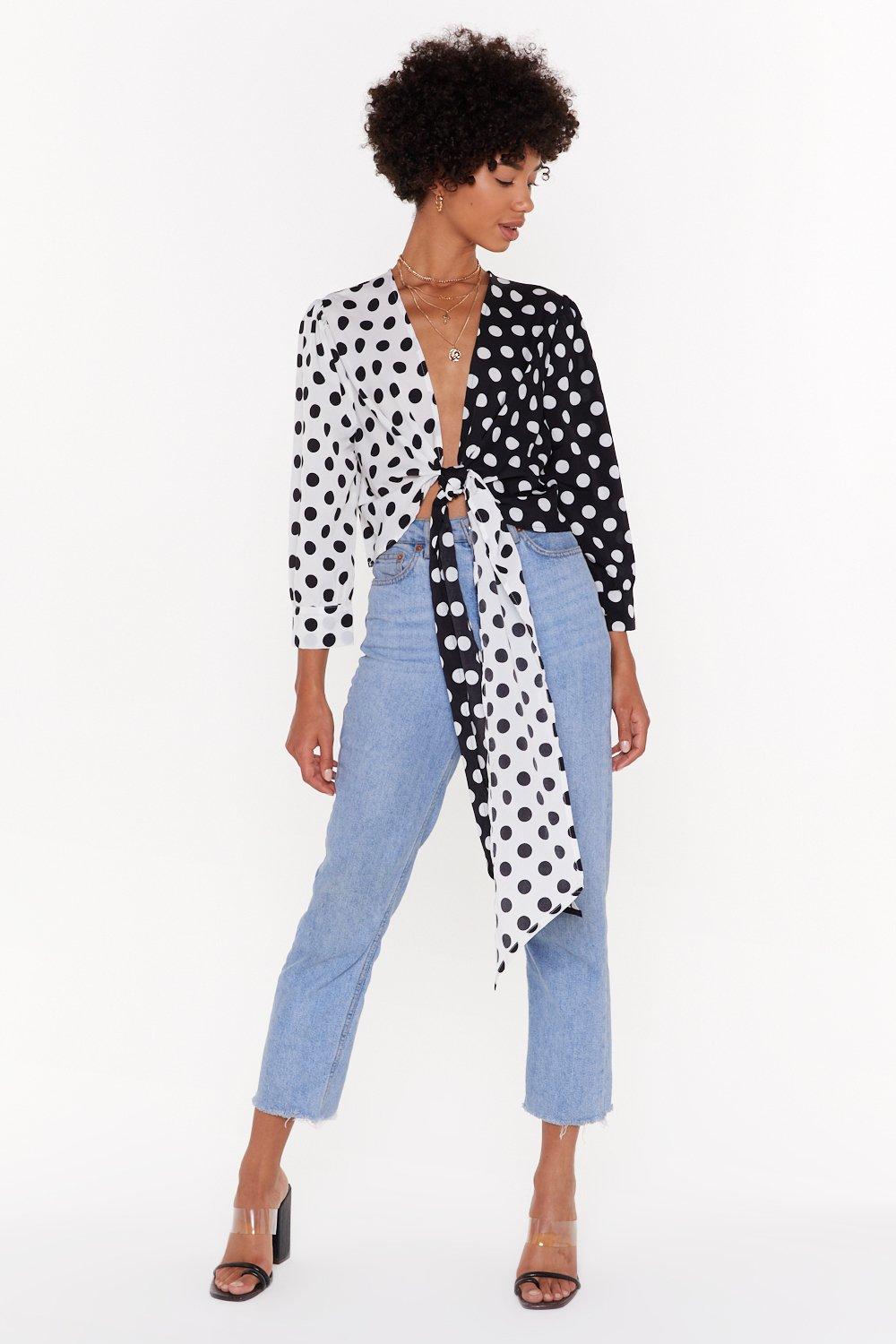 nasty gal polka dot
