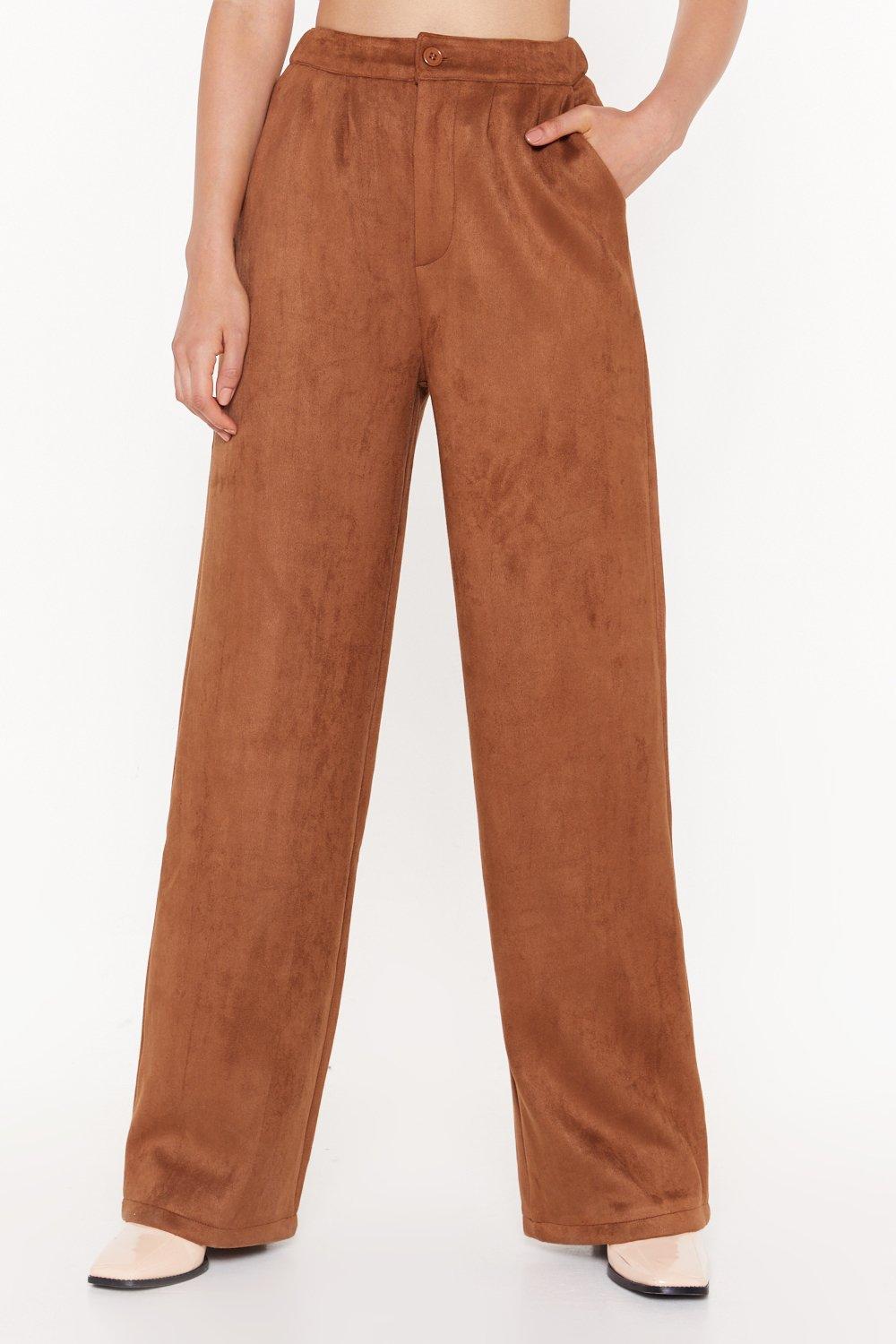 suede jeans