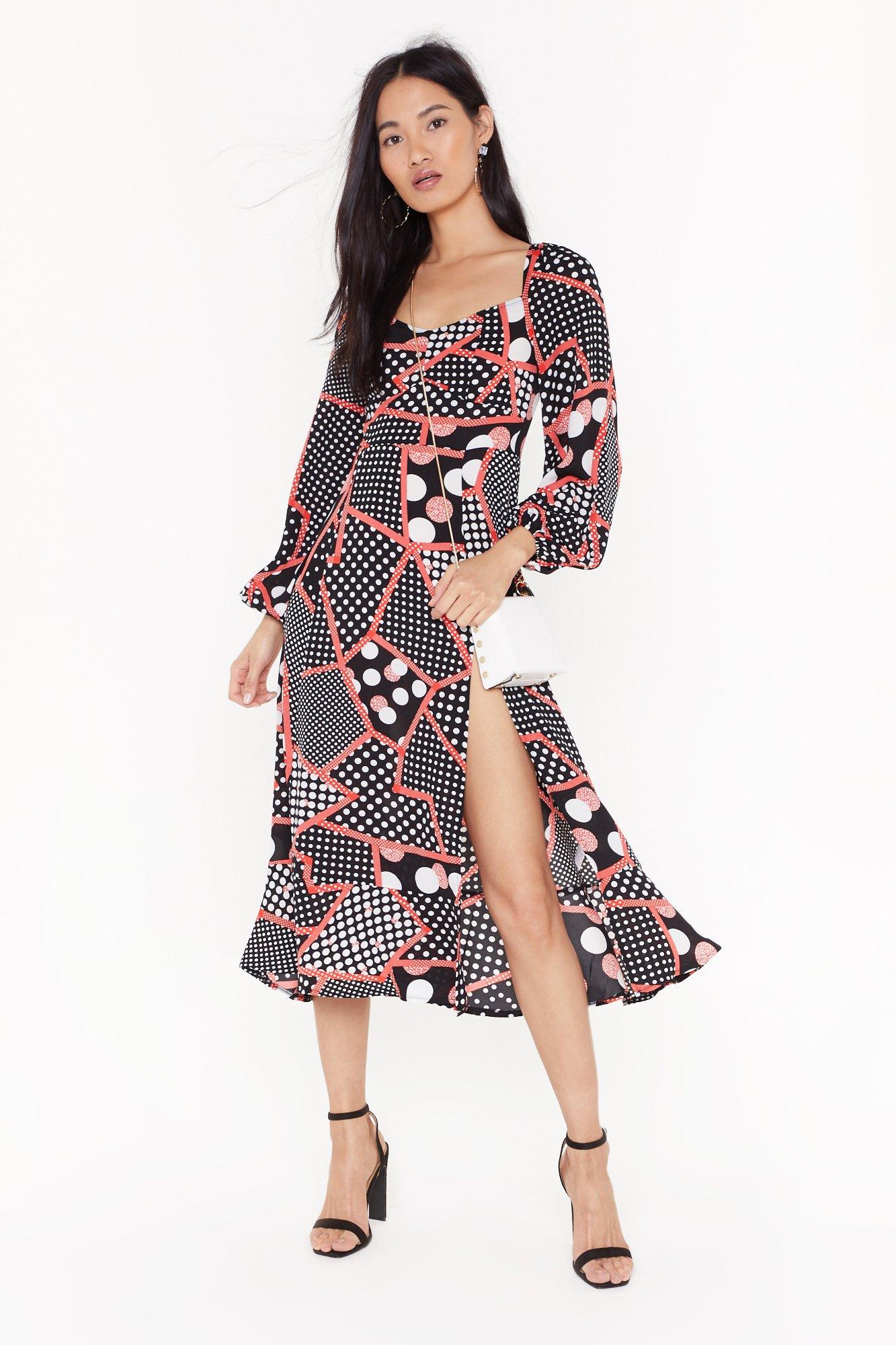 nasty gal midi dress