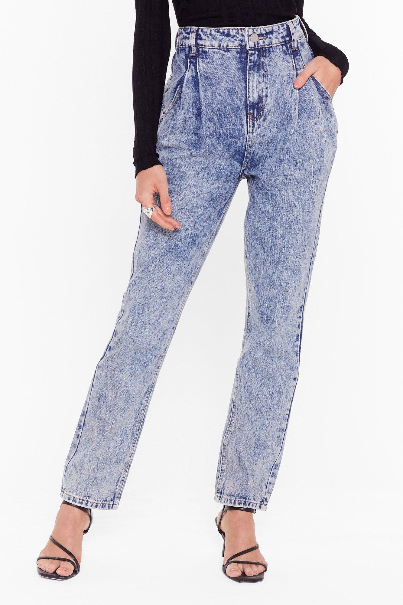 acid denim jeans