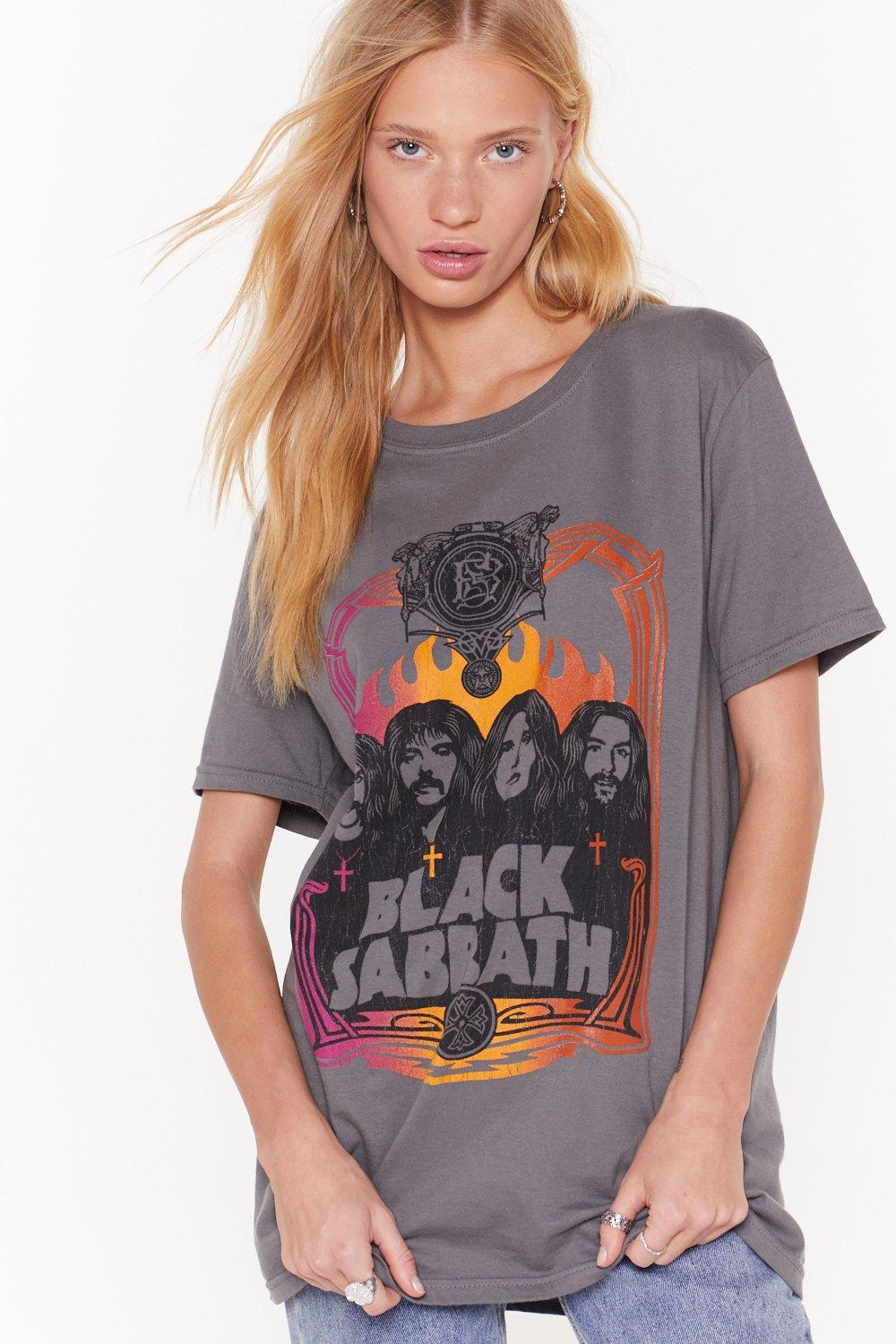 black sabbath t shirt asda