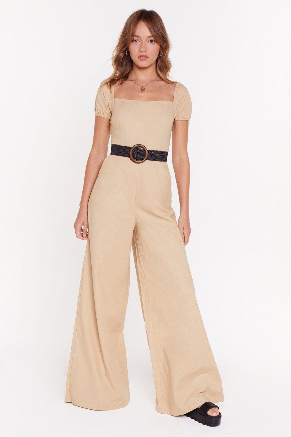 square pants jumpsuit
