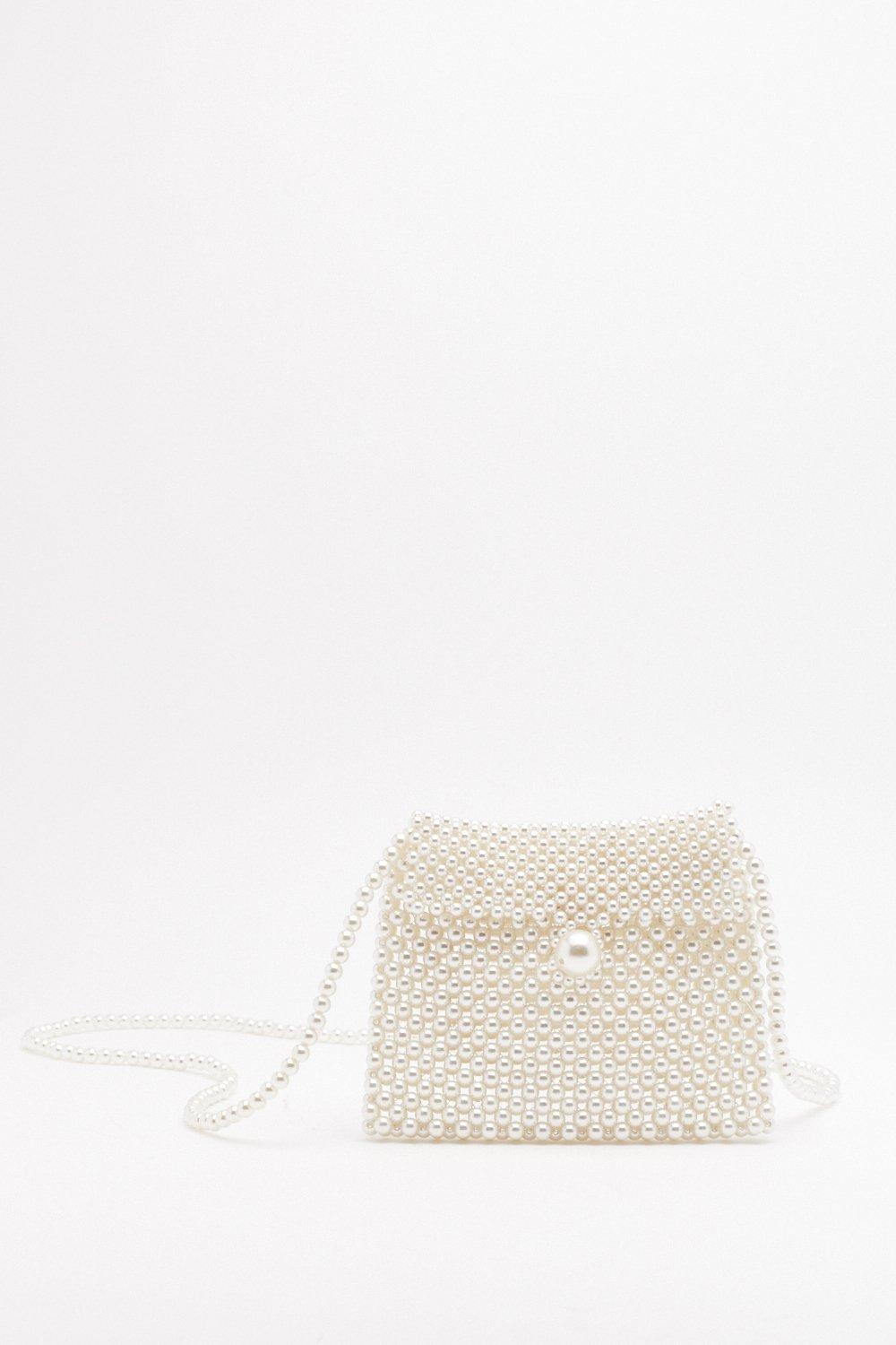 pearl crossbody bag