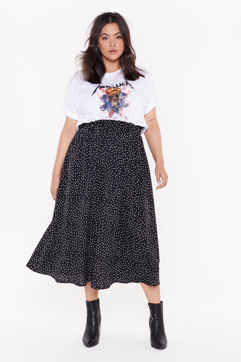 plus size midi skirt xl