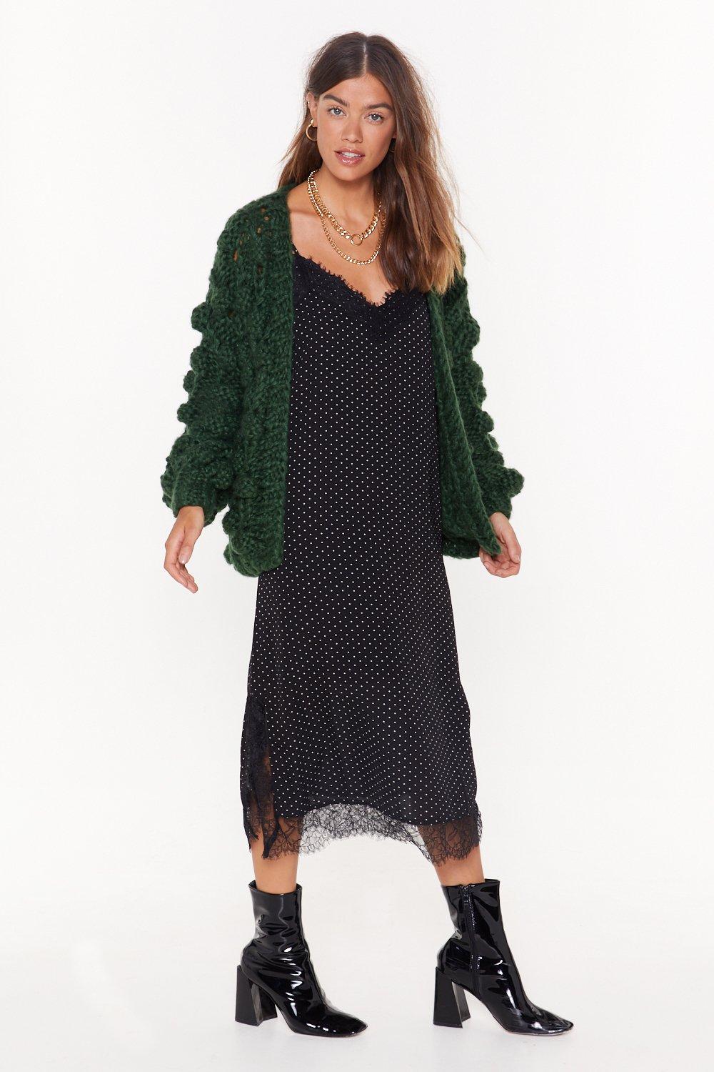 big chunky cardigan