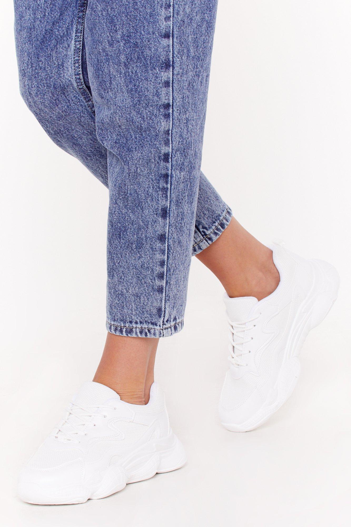 nasty gal white trainers