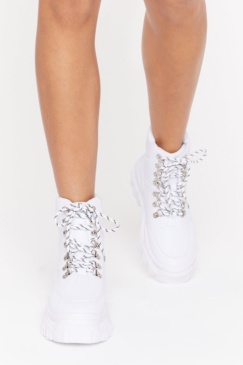 nasty gal white sneakers