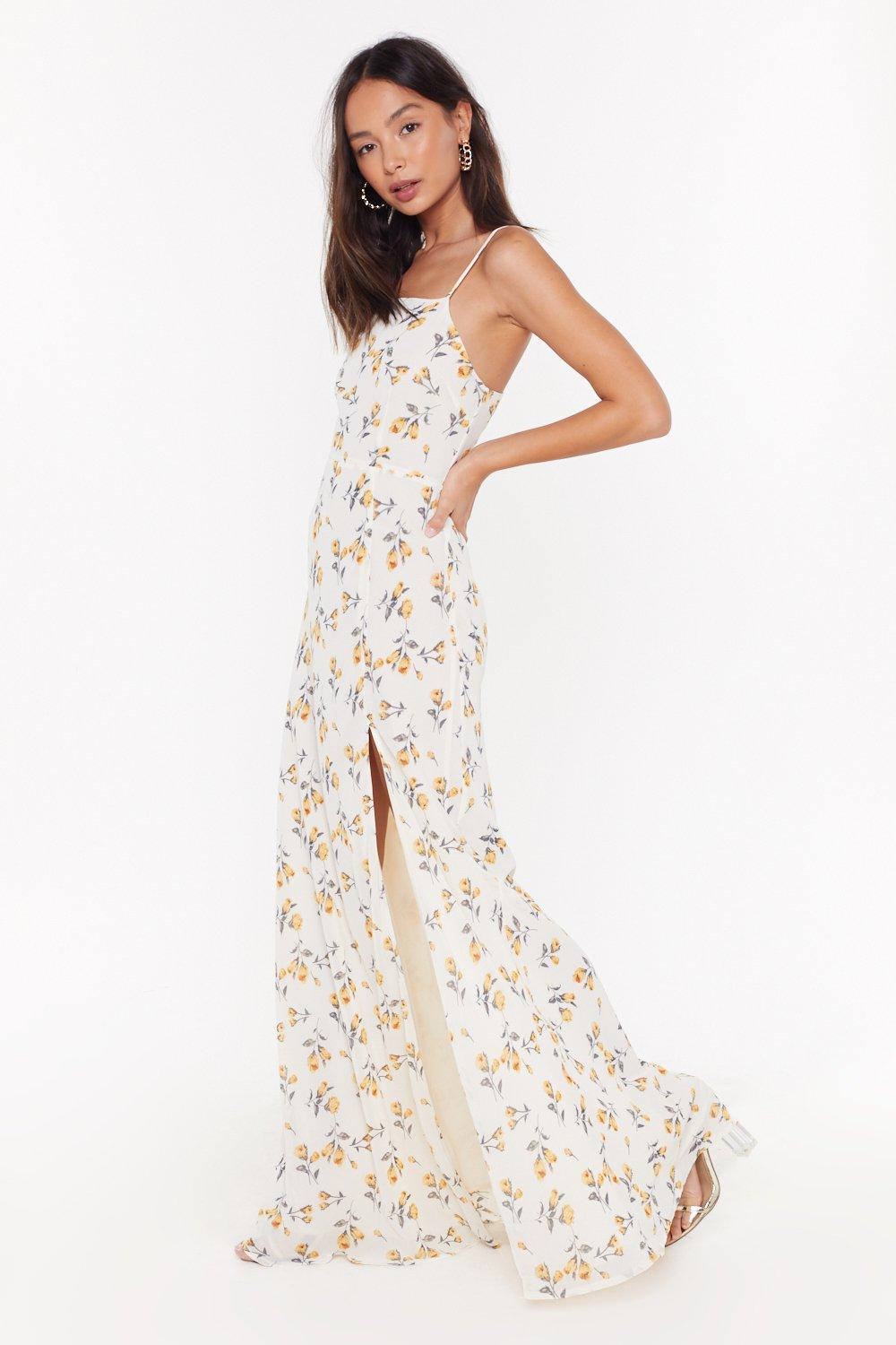 romantic maxi dress