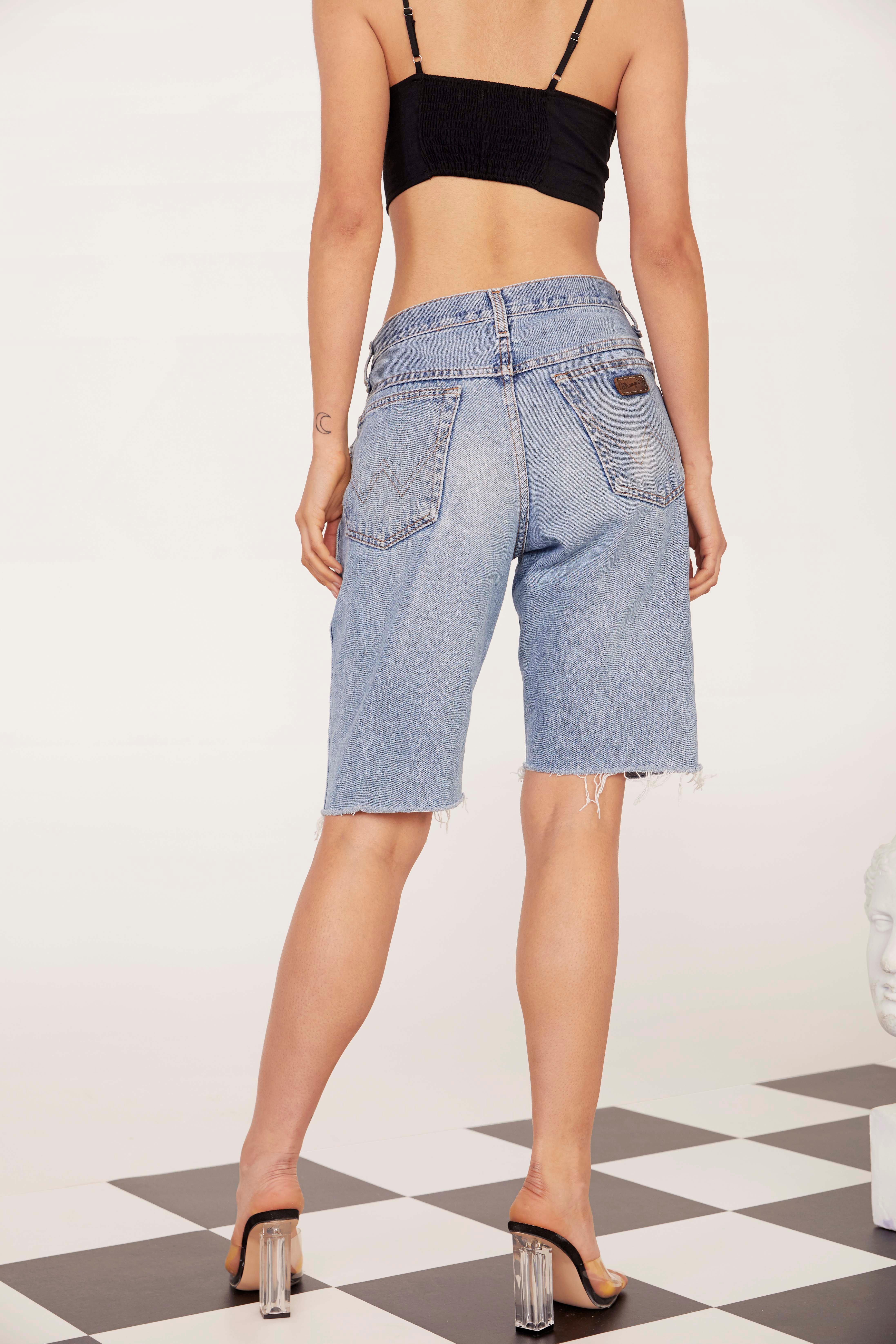 denim shorts afterpay