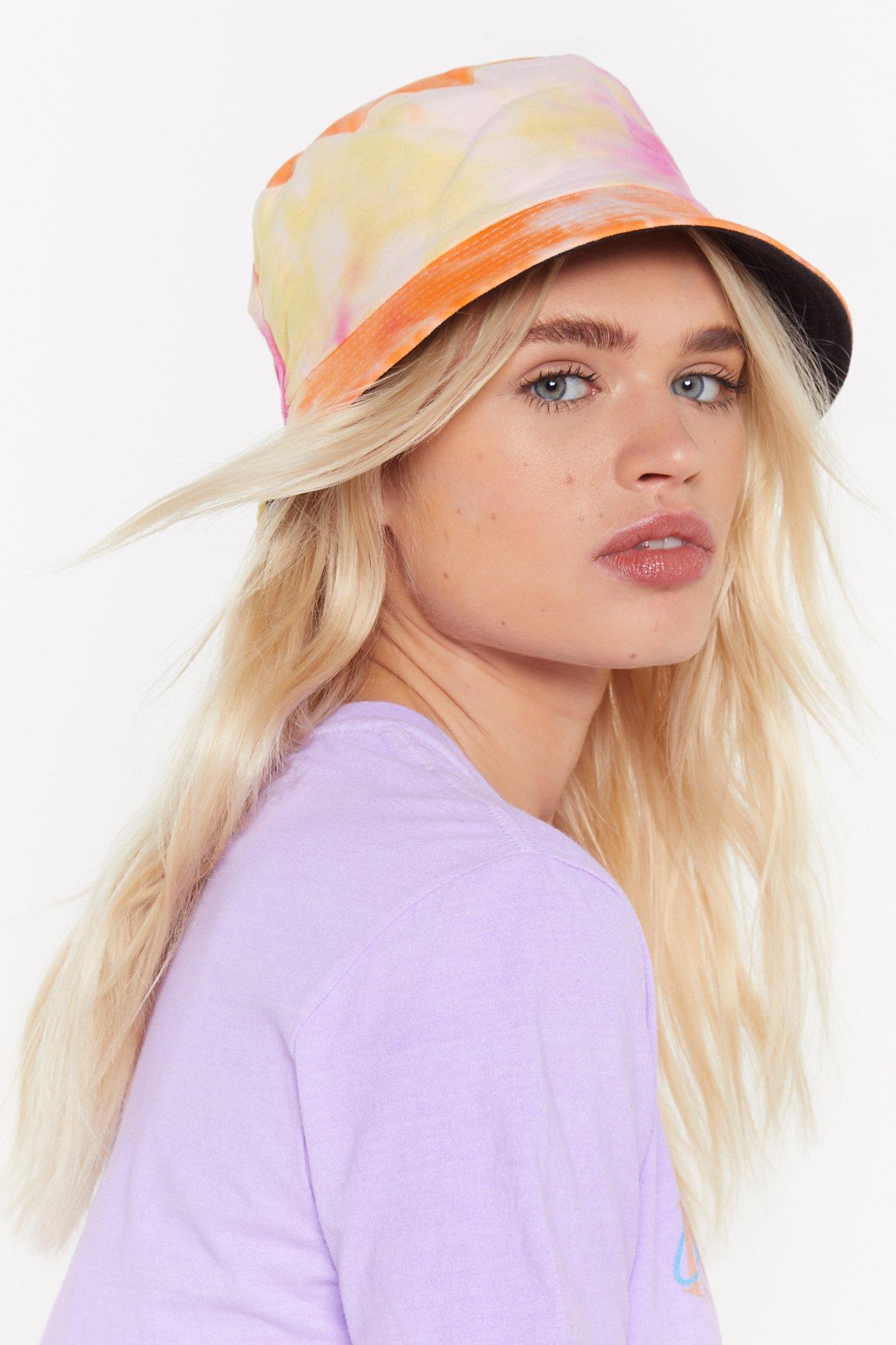 Don T Kill My Vibe Reversible Tie Dye Bucket Hat Shop Clothes At