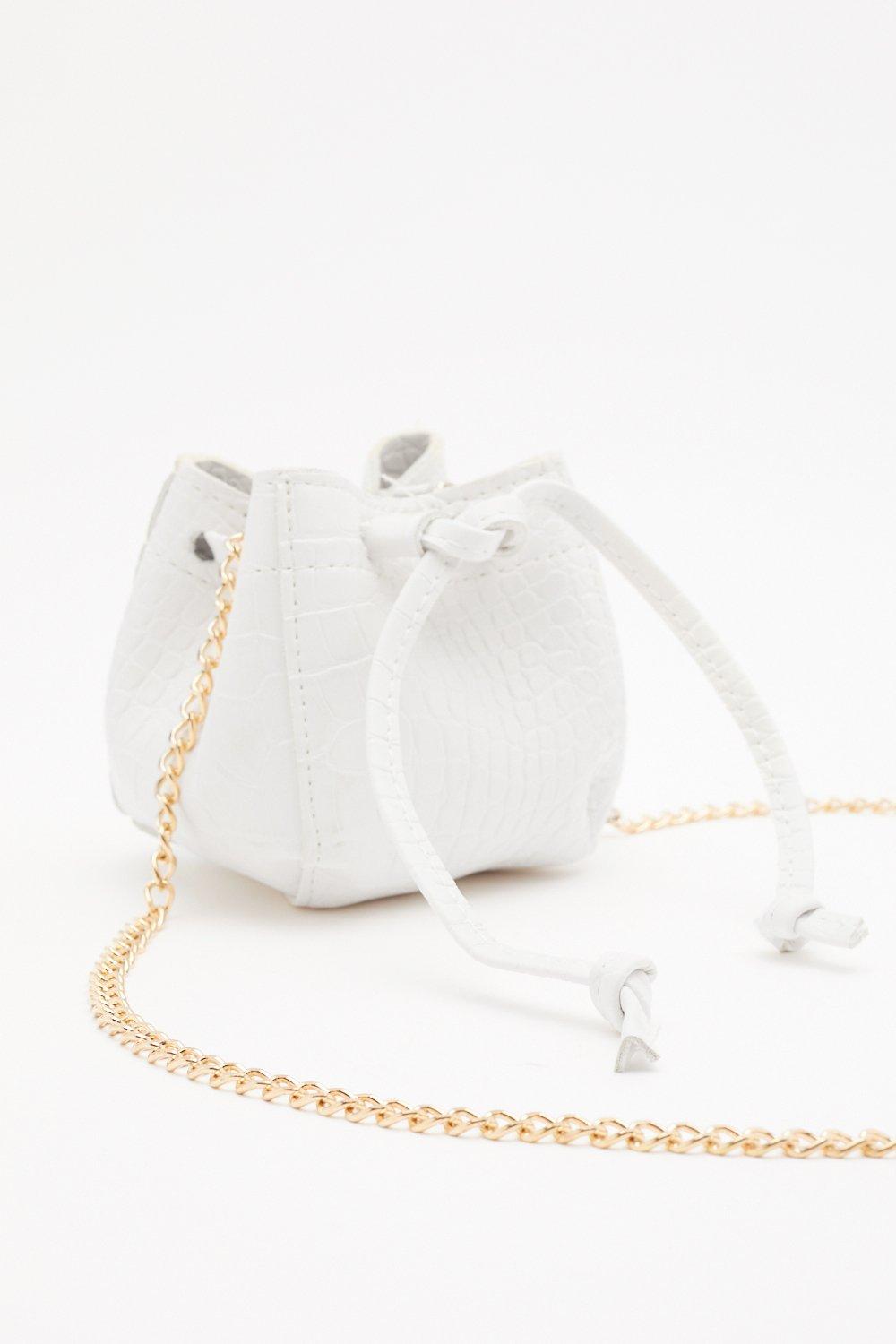 mini bucket purse