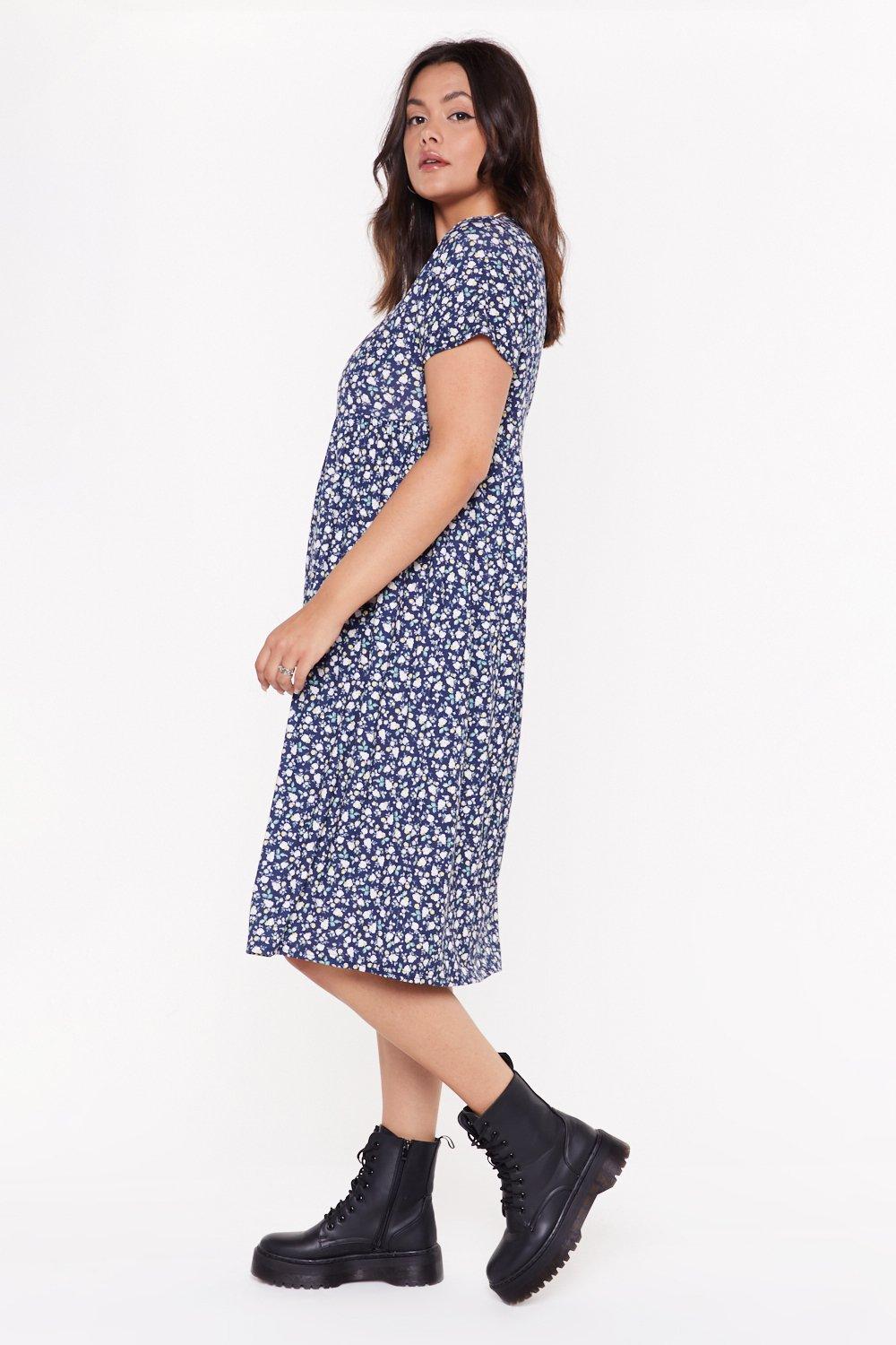 robe ample fleurie