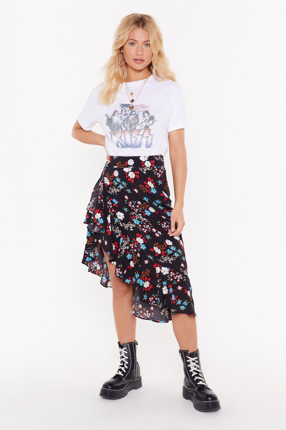 floral summer skirts