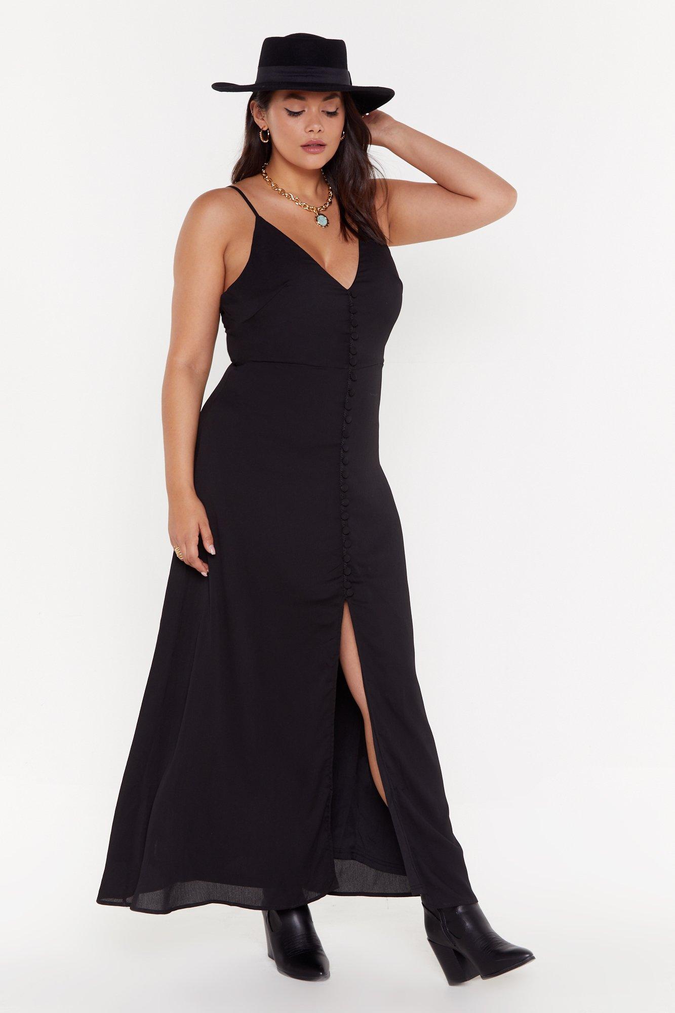 maxi dress no slits
