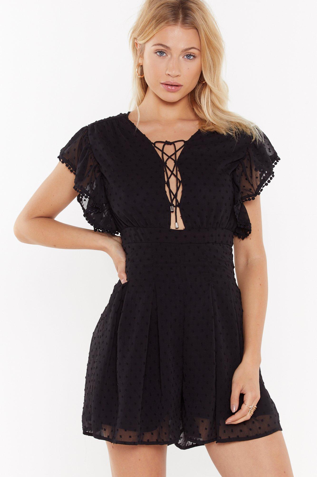 lace up playsuit