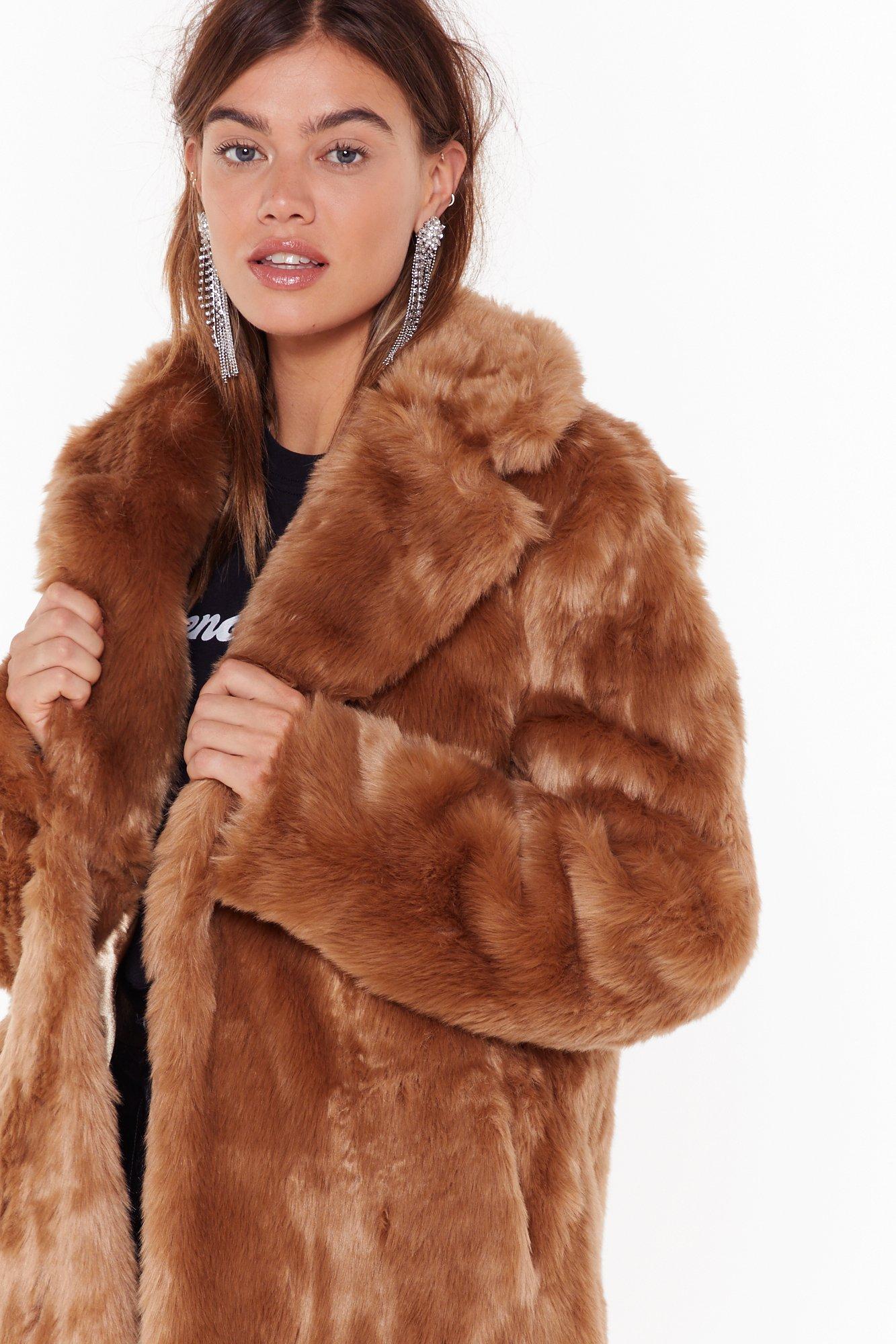 natural fur coat