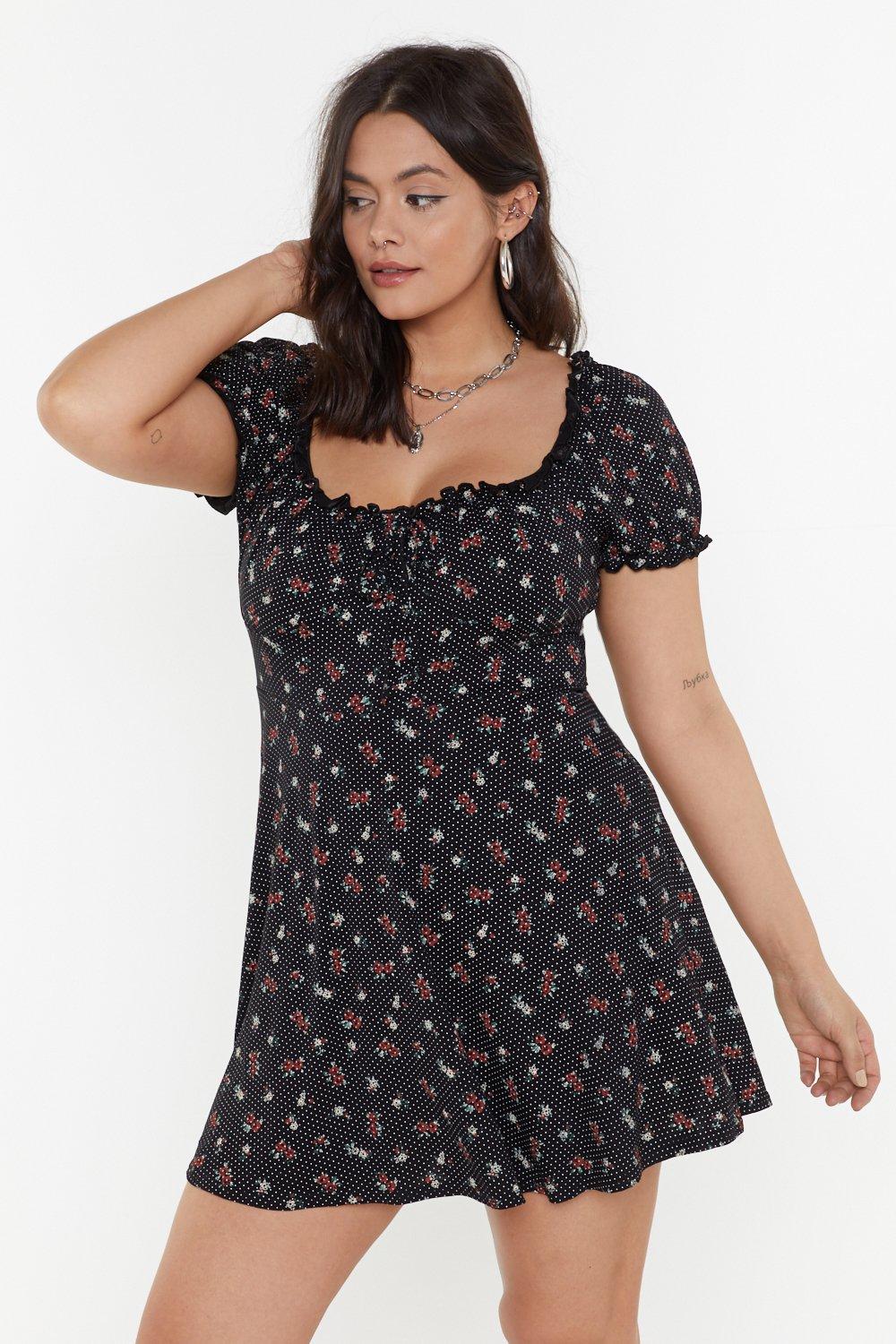 nasty gal floral dress