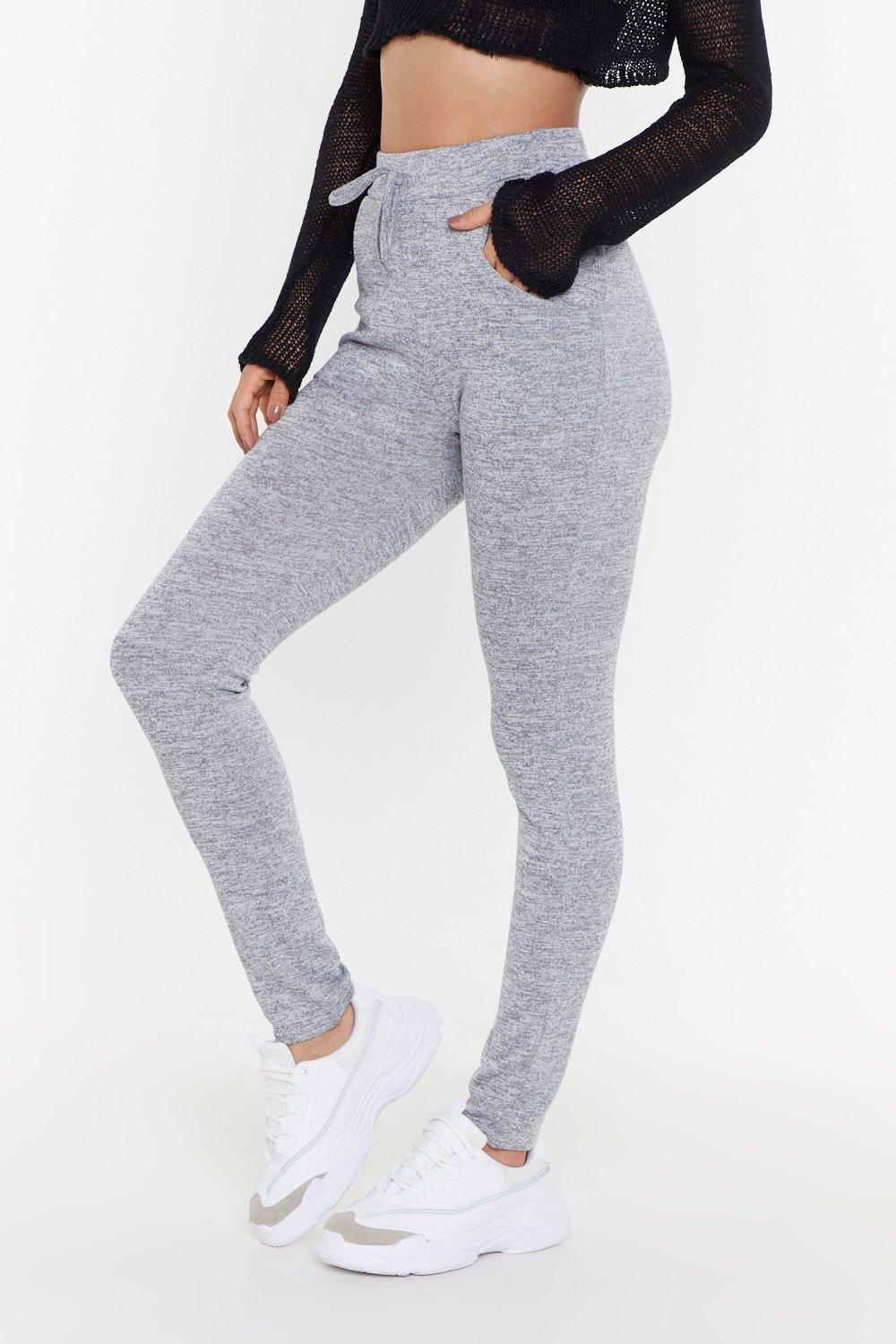 skinny gray joggers