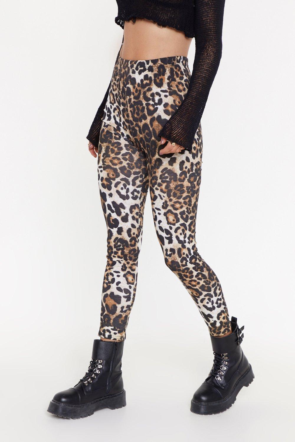 MS Leopard Print Leggings | Nasty Gal