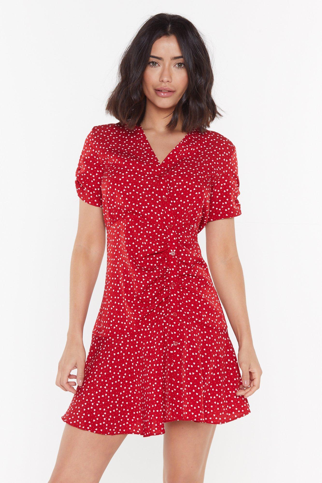 Un Break My Heart Button Down Dress Nasty Gal