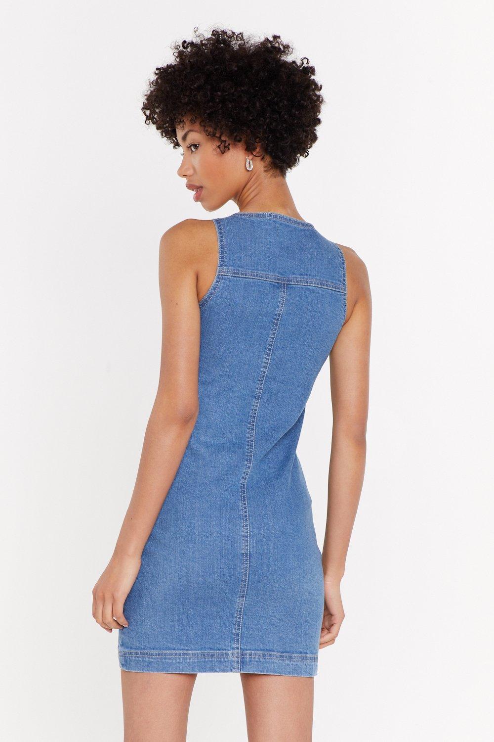 denim bodycon