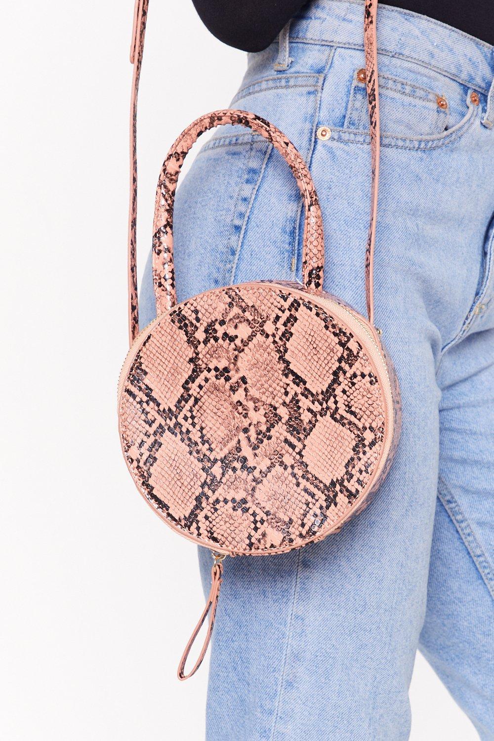 snake cross body bag