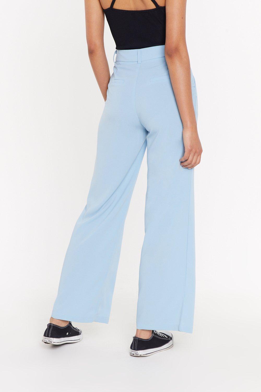 tapered suit trousers