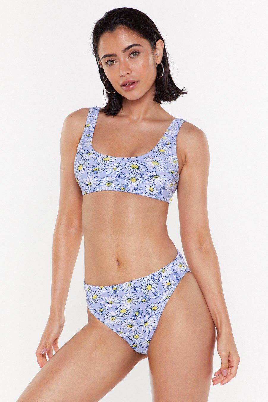mid rise bikini set