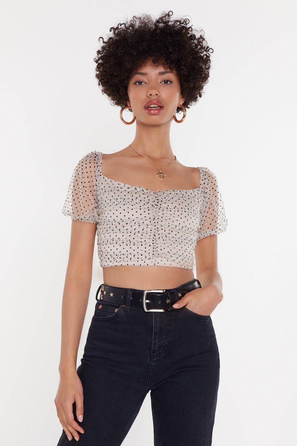 nasty gal mesh top