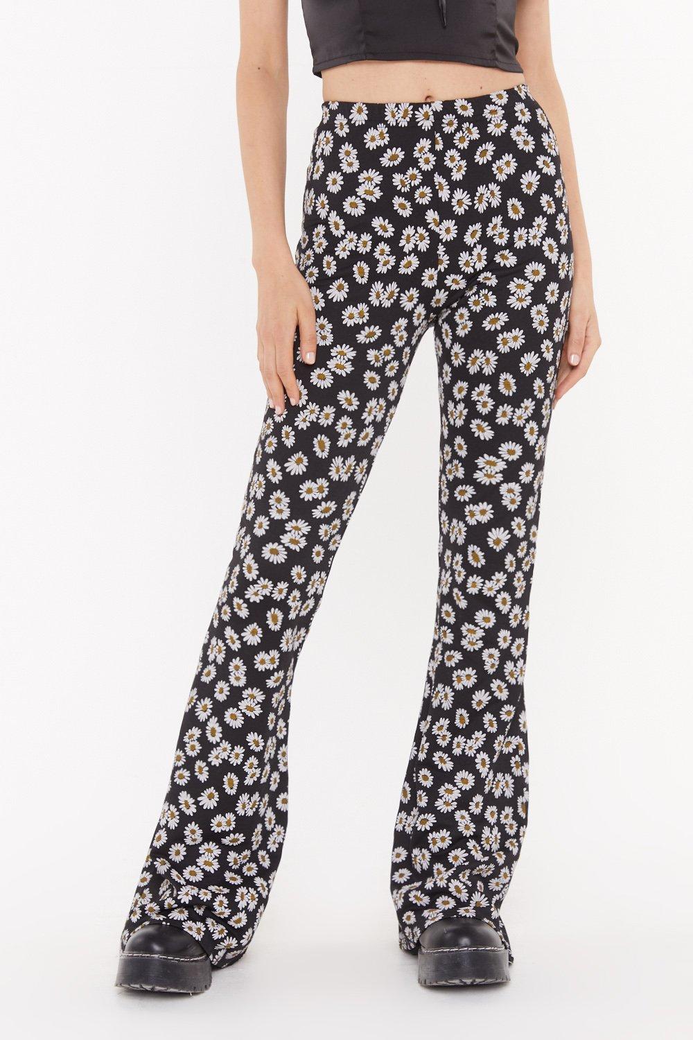 daisy flare pants