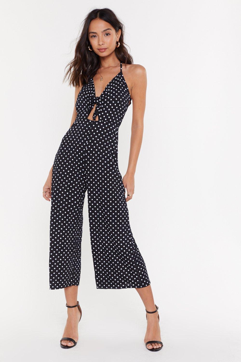 spotty jumpsuit