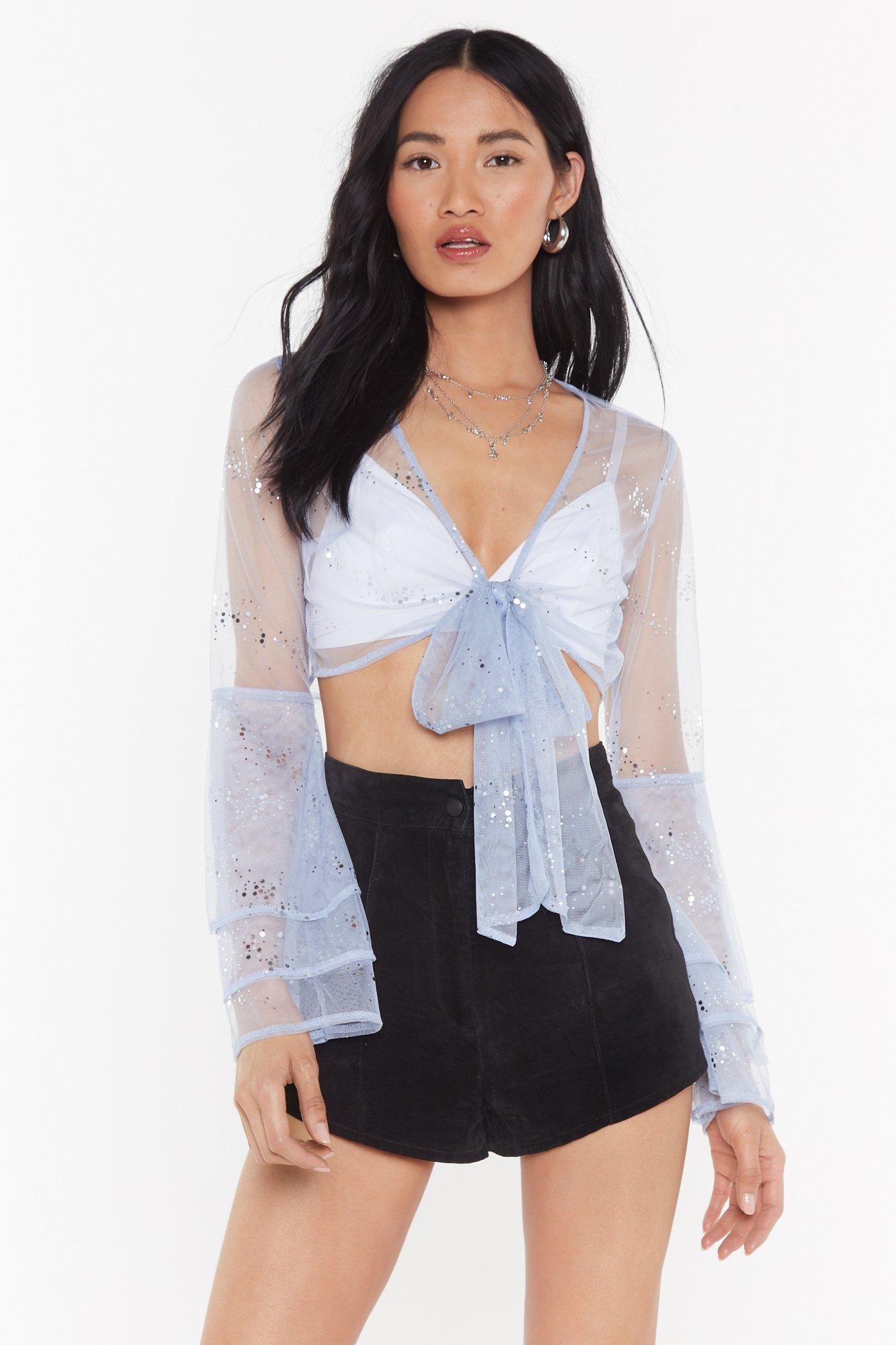 tie mesh top