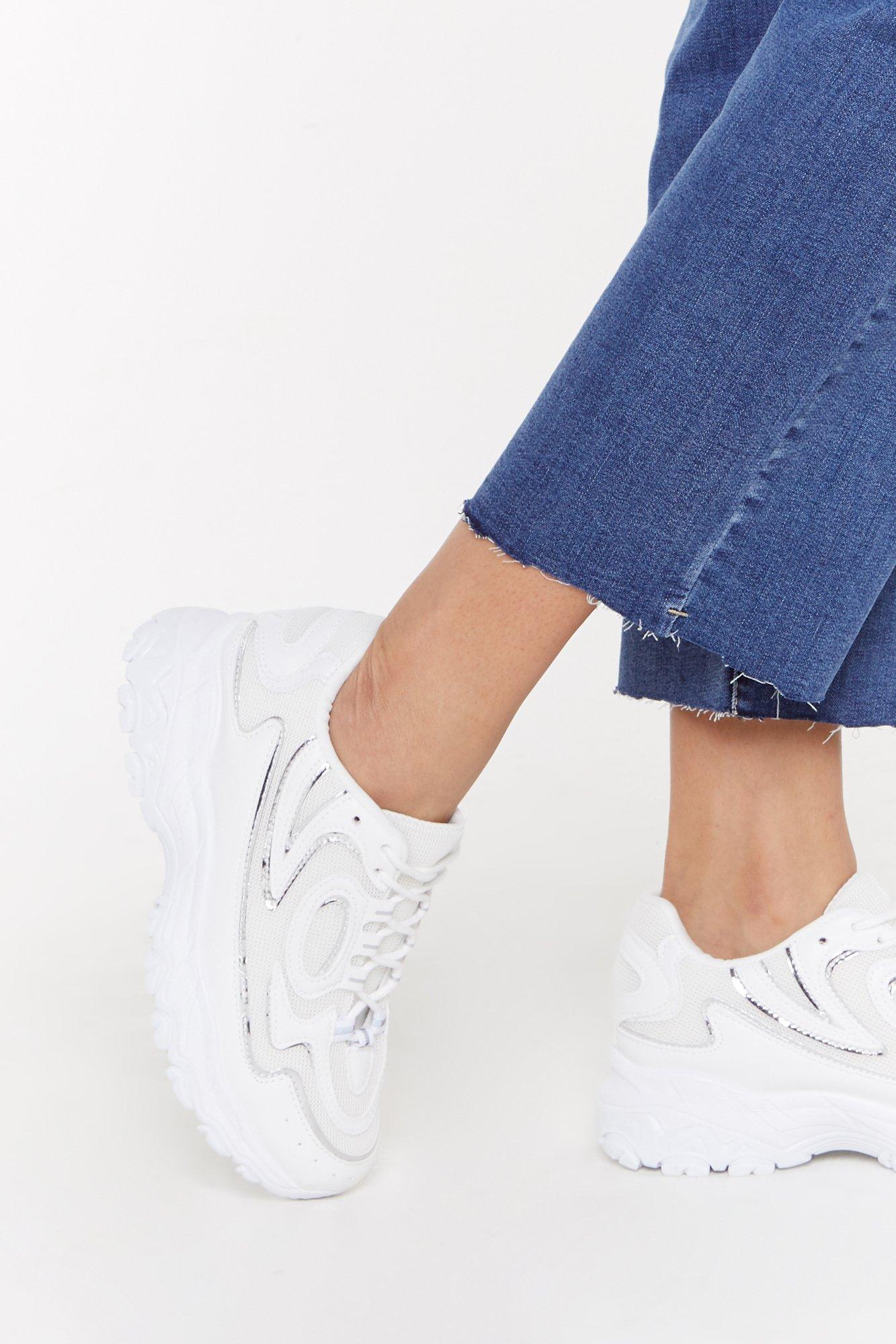 nasty gal white sneakers