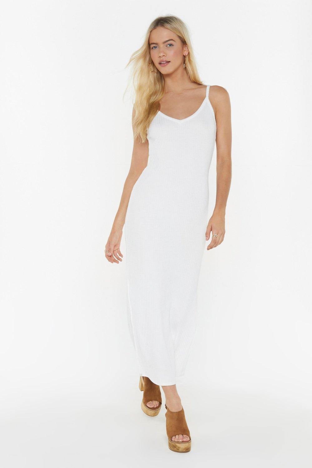 ecru maxi dress