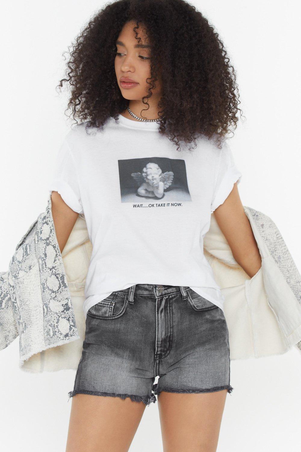 angel graphic tee